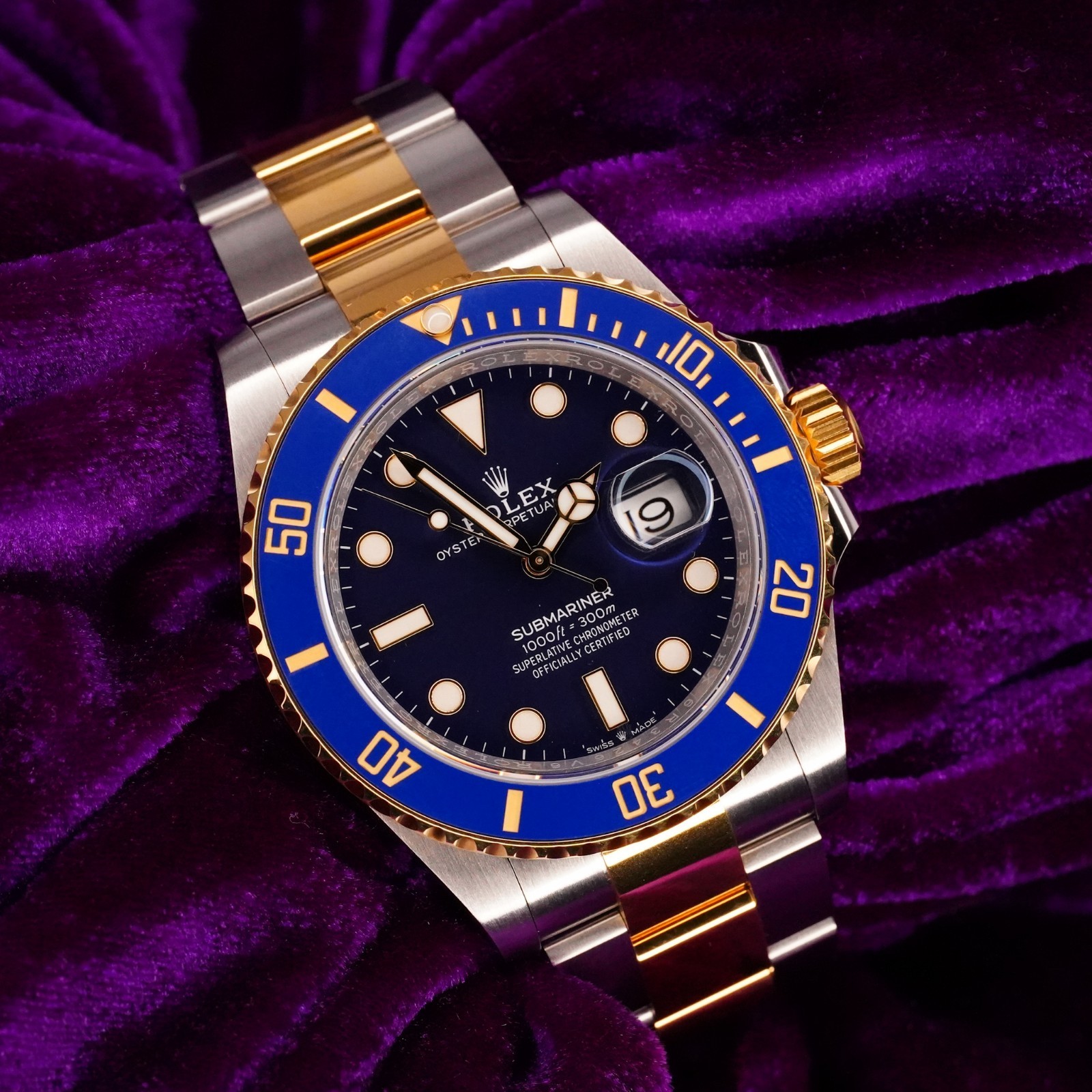 Rolex Submariner Date “Bluesy” – Ref. 126613LB–41mm Two-Tone–Excellent Condition image 9