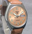 Vintage Seiko 5 automatic Day Date Movement No.6309A Japan made men's watch.