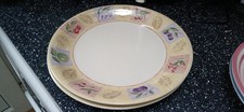 MARKS AND SPENCER WILD FRUITS LARGE DINNER PLATES X 2