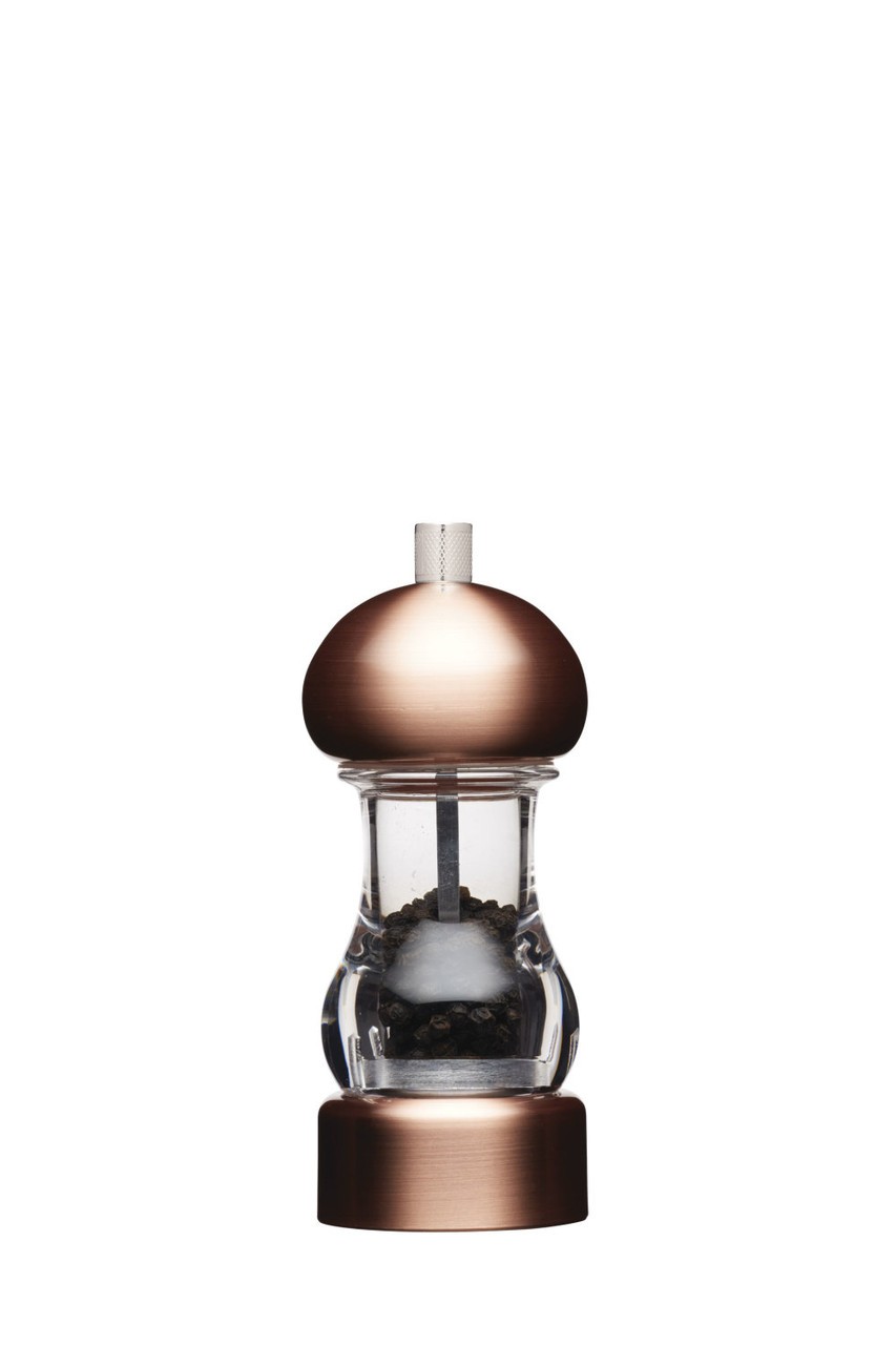 MasterClass 14.5cm Copper Effect Filled Capstan Pepper Mill