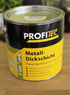 * ProfiTec P 330 Metallschutzlack LH  2,5 Liter RAL 9006 weissaluminium Neu! * 