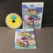 Mario Power Tennis New Play Control Nintendo Wii Game CIB E Nintendo NTSC-U/C