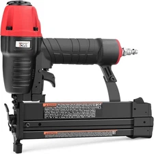 HF509040SP 18 Gauge 2" Brad Nailer and 1/4-Inch Narrow Crown Stapler 2 in 1