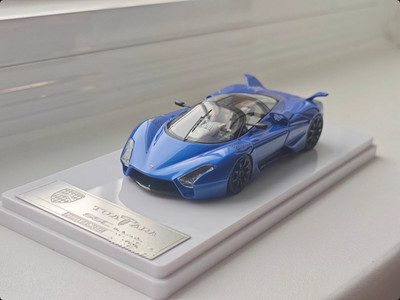 HPI RACING 1 ：43 Silbert lizard SSC Tuatara blue model ornaments collection