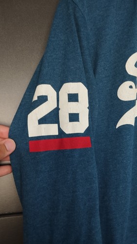 Superdry Camiseta Gráfica Manga Larga Talla 2XL (se adapta más pequeña) Hombre Top Azul - Imagen 3 de 10
