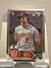 2023 Topps Chrome Update Series - Rookie Debut Gunnar Henderson #USC208 (RC)