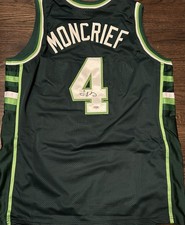 Sidney Moncrief Milwaukee Bucks NBA Autographed Custom Home Jersey PSA Cert