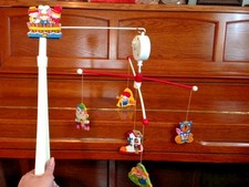 VtG Mother Goose Musical Crib Mobile IRMI M815 Wooden Plays Brahms Lullaby Work