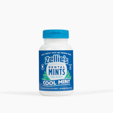 Zellie's  100 Xylitol Sugar Free Cool Mint Breath Mints  Non-GMO, Low-Calorie