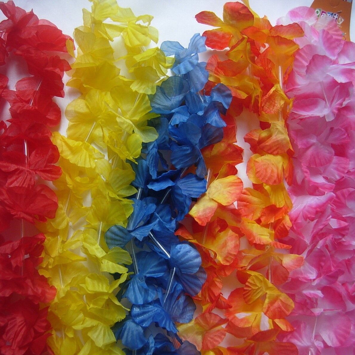 Hawaiian Leis Assorted Colours 100cm Hawaiian Leis Assorted Colours 100cm