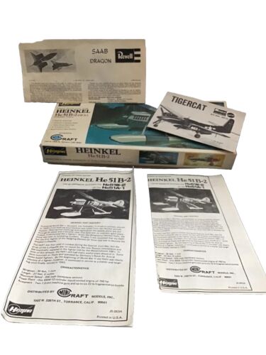 Military Model Air Planes All Are Complete Must See Lot Of 4 Models Vintage