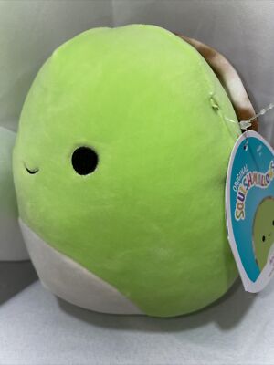NEW SQUISHMALLOW ANTONI THE TURTLE TIE DYE SHELL 7.5'' SOFT PLUSH TOY 2022 RARE