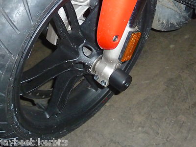BUELL 1125R 2008 ON AXLE CRASH MUSHROOMS FRONT & REAR SLIDERS BOBBINS BUNG S13X
