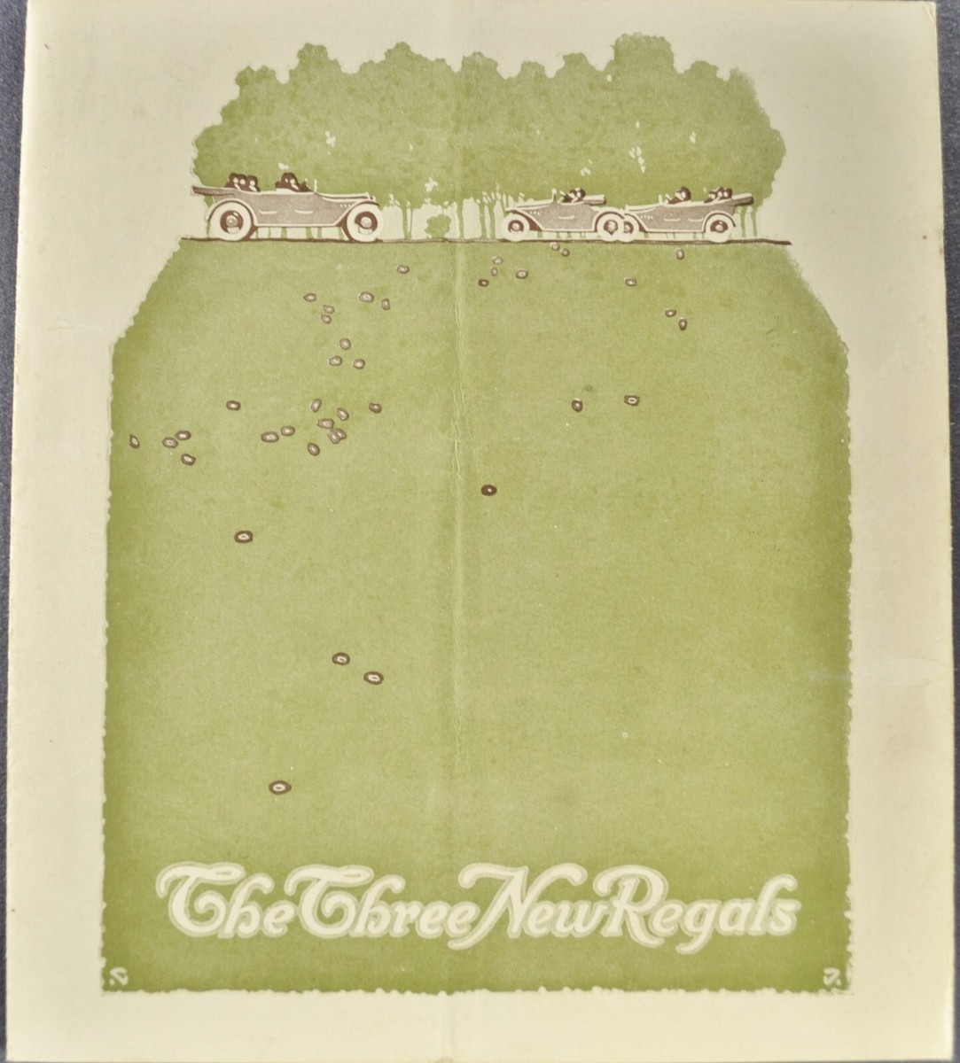 1915 Regal Motor Car Brochure Folder Touring Car Roadster Nice