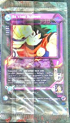 New Sealed Promo Insert Card Pack - Dragonball GT Z Old School Beatdown T4 DBZ