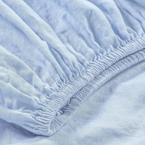 Hypoallergenic Cooling French Linen Flat Sheet - King/Cal King, Machine Washable - Picture 5 of 9