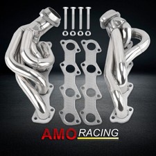 Shorty Exhaust Headers Fit Ford F150 F250 5.4l V8 1997-2003 Sl Stainless Steel