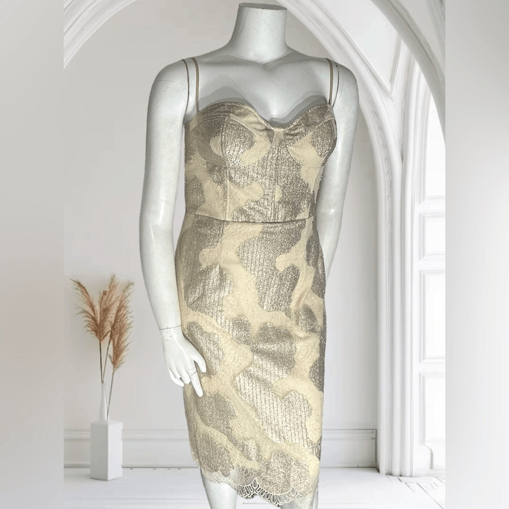 Katie May Lace Corset Like Top Dress