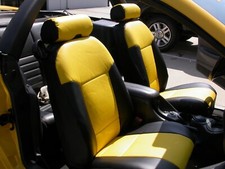 For Ford Mustang Seat Covers 1987-93 Iggee S.leather Custom Fit Front 13 Colors