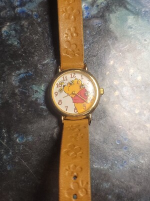 90s Disney Watch Winnie The Pooh Classic Minimal Dress Watch Rare