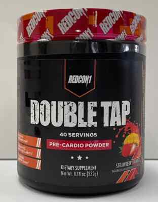 Redcon1 Double Tap Powder 40 Servings - Strawberry Mango