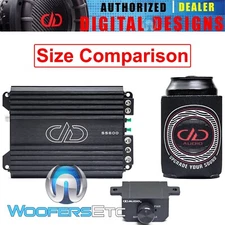 REFURBISHED DD AUDIO SS600 SUPER SMALL MONOBLOCK 600W RMS BASS 1-OHM AMPLIFIER