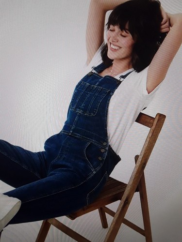 BRAND NEW FAT FACE LEWES DUNGAREES JUMPSUIT/PLAYSUIT SIZE 10 SMALL BLUE COLOUR - Picture 10 of 12