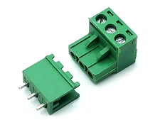 US Stock 10Set 2EDG 3 Pin 3P Plug-in Screw Terminal Block Connector 5.08mm Pitch