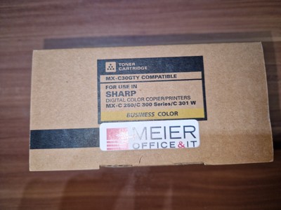 Sharp TONER MX-C30GT-Y Yellow für C301W C303W C304W!