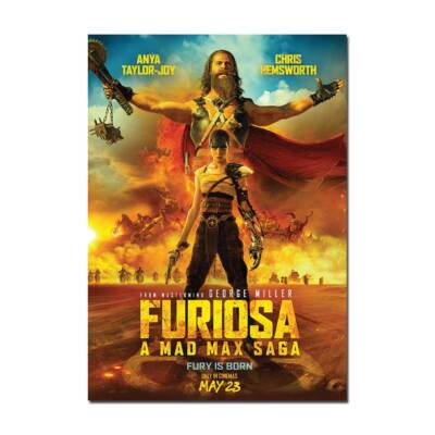 Furiosa (A Mad Max Saga) Filmposter | Offizielles Kino Wandbild - A4 A3