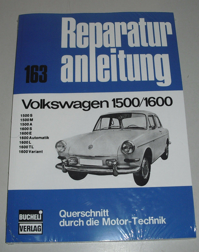 Manuale di Riparazione VW Typ 3 1500/1600 1961-1973