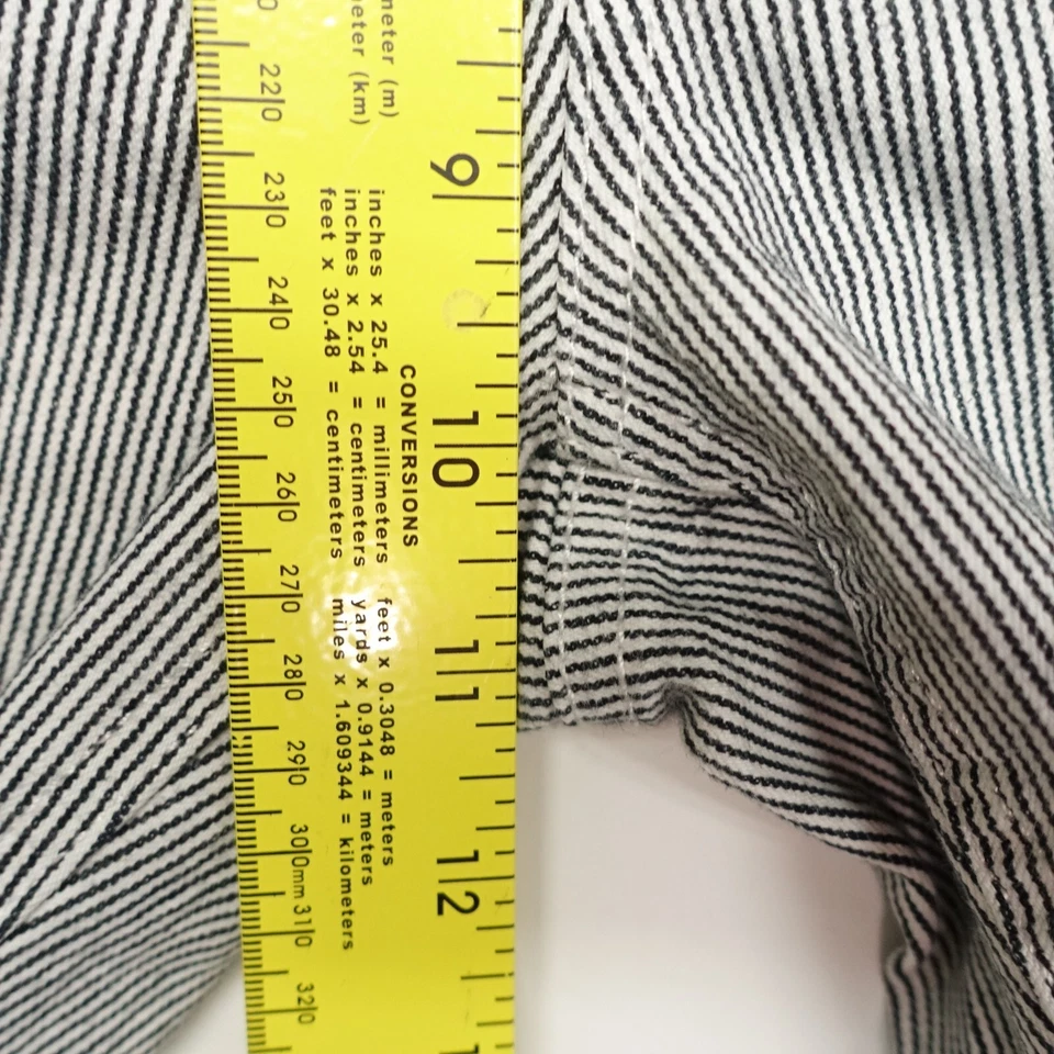 Pantalones al tobillo Jones New York Jeans Soho para mujer talla 6 a rayas 5 bolsillos ajuste regular Foto 3 de 4