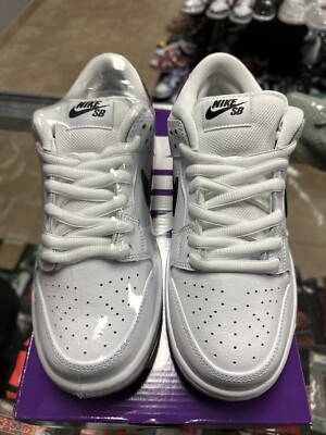 Nike SB Dunk Low Pro White Gum Size 8 Brand New With Box