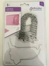 Crafters Companion Gemini Stamp and Die set Arbour  New