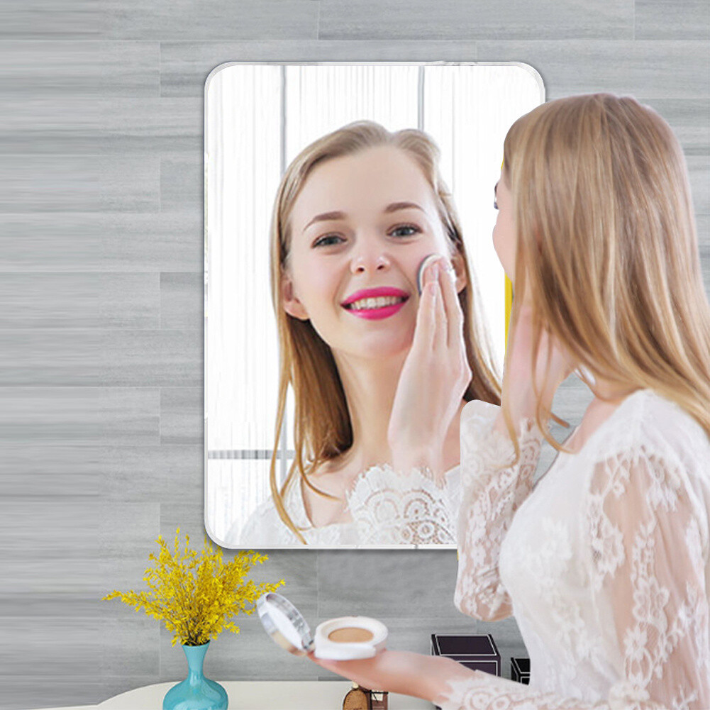 Large Glass Wall Mirror Beveled Edge Frameless Bathroom Vanity Bedroom