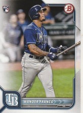 2022 BOWMAN WANDER FRANCO SS TAMPA BAY RAYS ROOKIE #12 HOT!