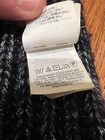 J.Crew Navy Wool Metallic Thread Fringe Scarf Women’s Pre-Owned — photo 4