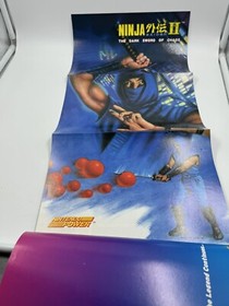 Nintendo Power Ninja Gaiden II Strategy Guide (With Poster) Vol 15 1990s NES
