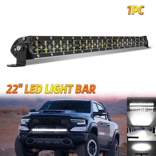Led Light Bar 2-Rows 8"14" 22" 32"42"52" Led Work light Bar Driving Offroad Car - Picture 21 of 31