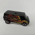 Hot Wheels  Super black Van Flames 1974 Hong Kong Redline