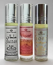 Al-Rehab Perfume Oils - Special 3-pack - Soft - Sabaya - Sultan