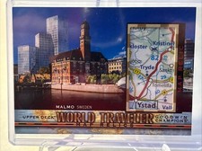 2021 Upper Deck Goodwin Champions World Traveler Map Relics Malmo Sweden #WT-303