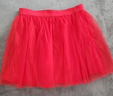 Red Tutu Skirt Women  s Large Costume Halloween Tulle Mini Skirt Spirit Halloween