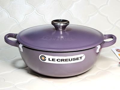 RARE Le Creuset Matte Amethyst Purple Marmite 22cm 2.7 Qt Soup Pot