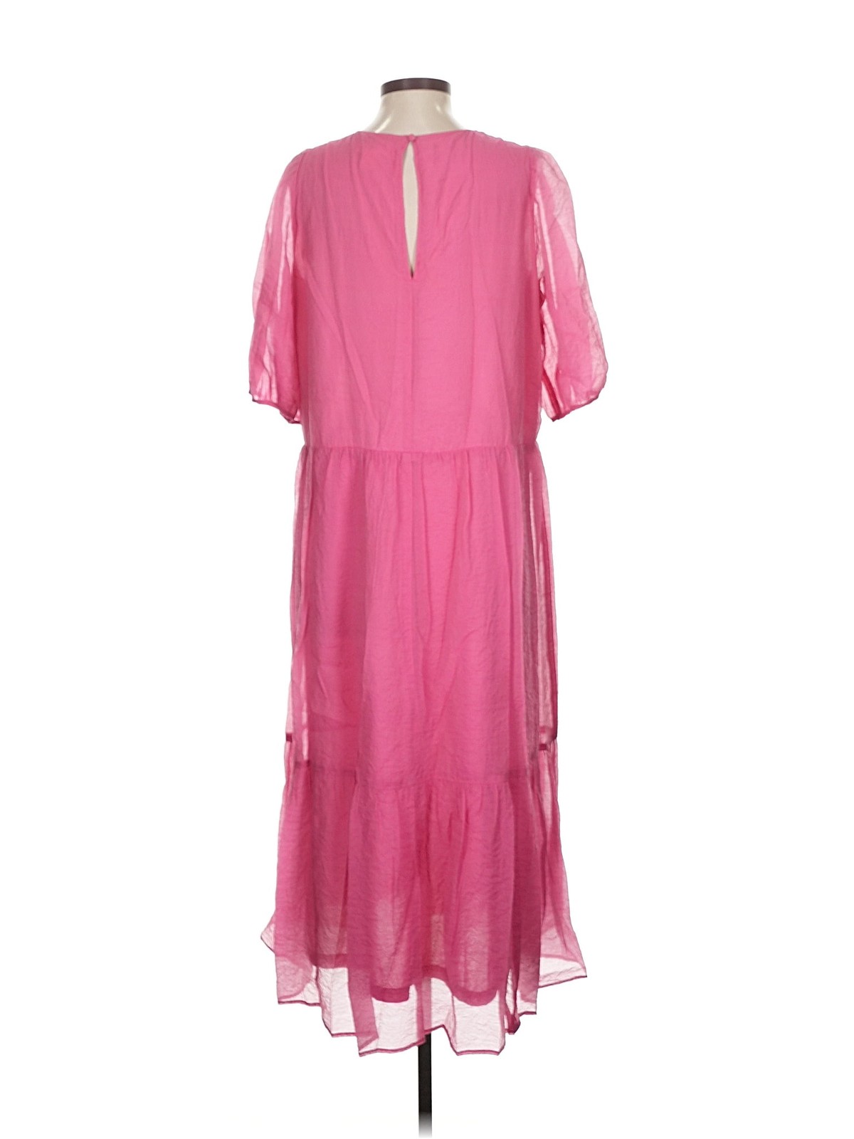 H&M Women Pink Casual Dress S thumbnail 2