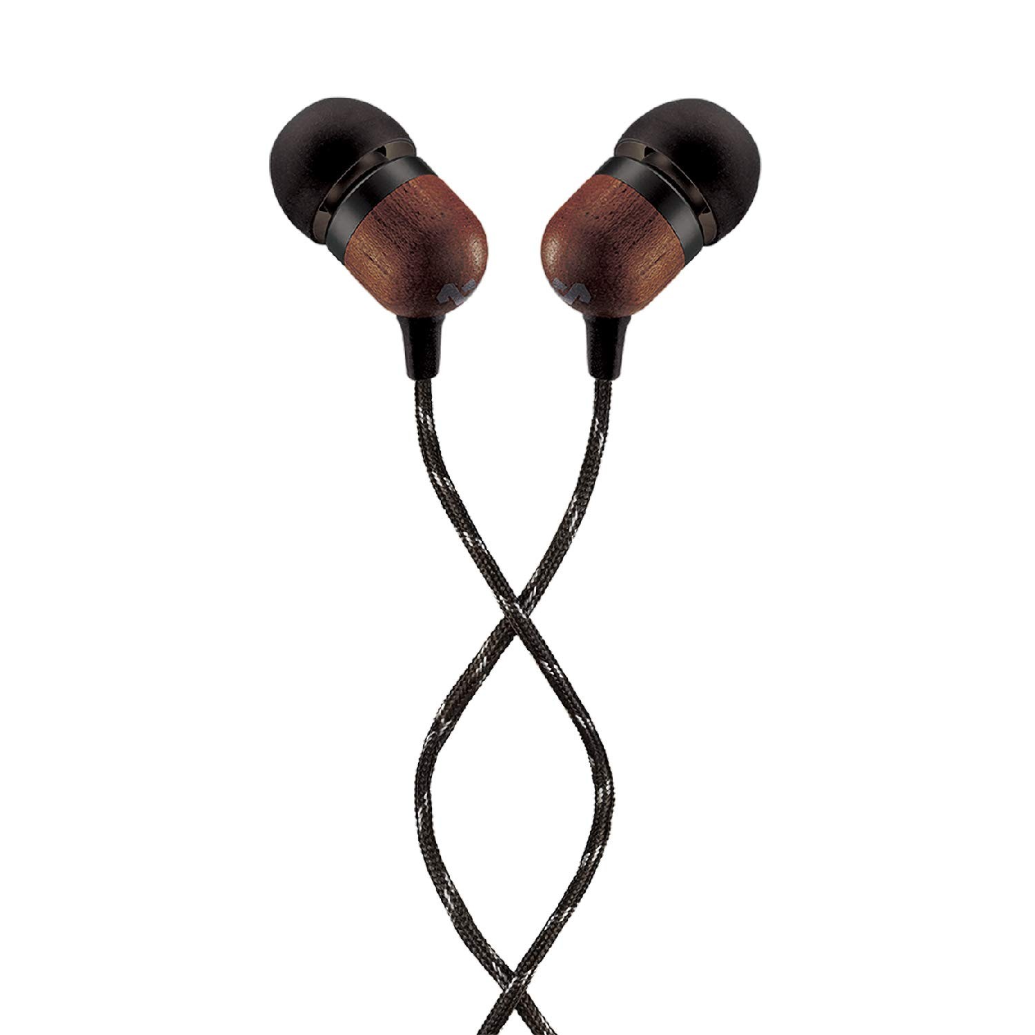 House of Marley Smile Jamaica Wired Earphones with 9.2mm Driver Black, Black