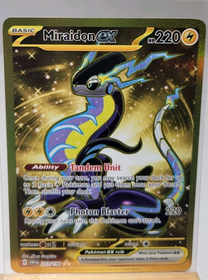 Pokemon SV01 Scarlet & Violet Base Set Miraidon EX 253/198 NM