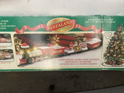 Bright Logger Bears Santaland Express Christmas Train Set R863 'b