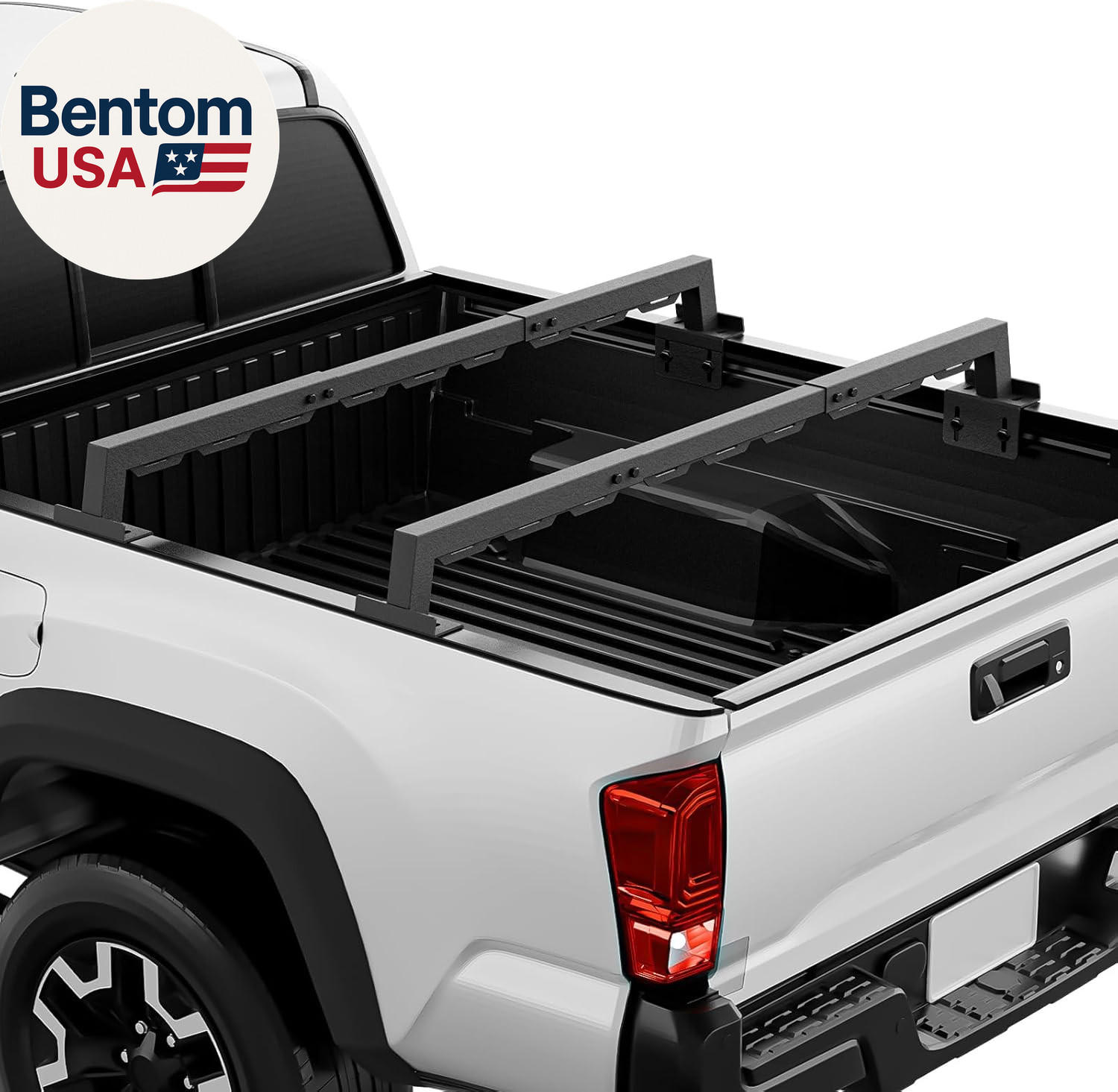 Truck Bed Rack with 2 Cross Bars Cargo Carrier Truck Rack Co