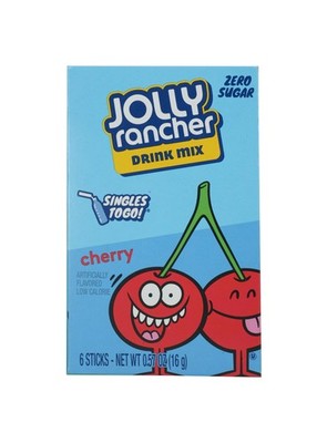 Jolly Rancher Singles to Go - Variety (Cherry), 0.5 Oz 0.57 Ounce (Pack of 6)